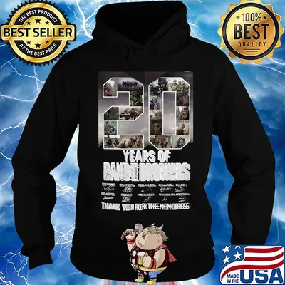 20 years of band of brothers thank you for the memories signatures s Hoodie