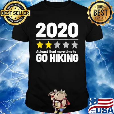 2020 at least i had more time to go hiking stars shirt