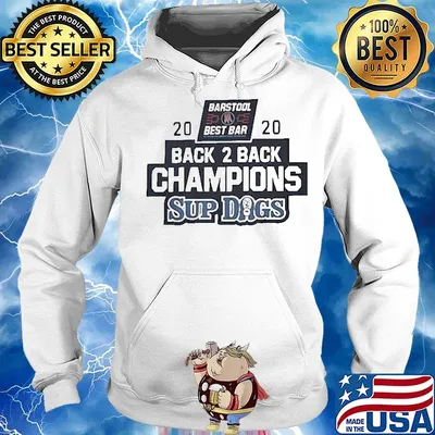 2020 barstool best bar back 2 back champions sup dogs shirt2020 barstool best bar back 2 back champions sup dogs s Hoodie