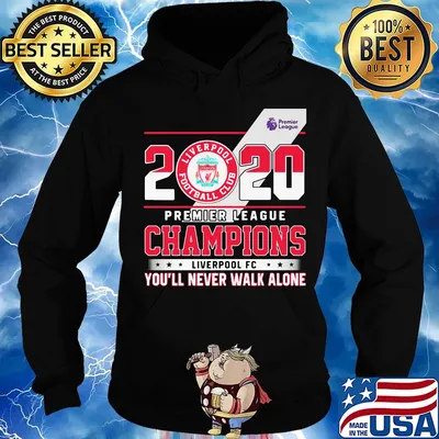 2020 premier league champions liverpool fc you'll never walk alone stars s Hoodie