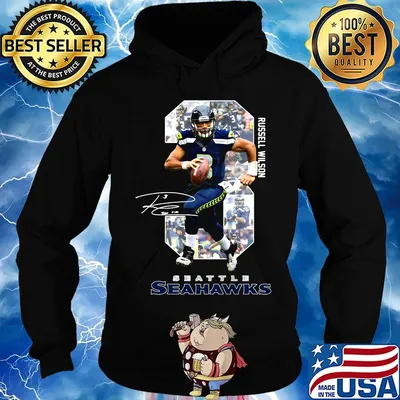 3 russell wilson seattle seahawks signature s Hoodie