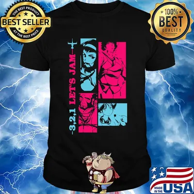 321 let's jam cowboy bebop shirt