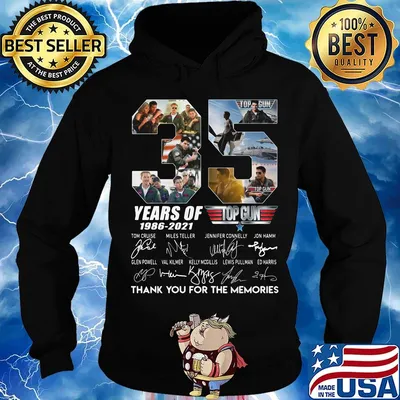 35 years of 1986 2021 top thank you for the memories signatures s Hoodie