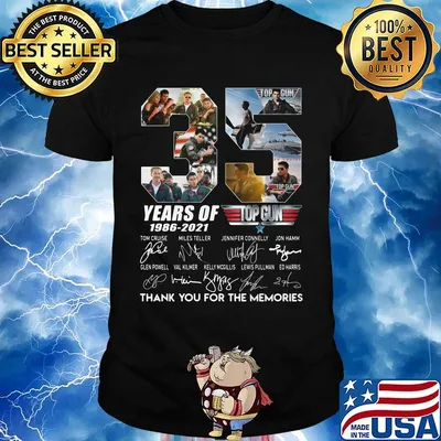 35 years of 1986 2021 top thank you for the memories signatures shirt