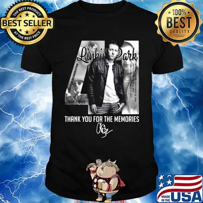 41 linkin park thank you for the memories signature shirt