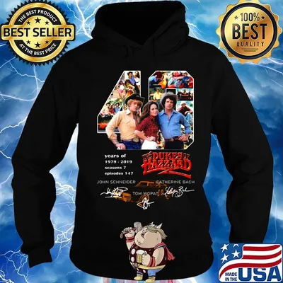 49 years of 1979 2019 seasons 7 episode 147 the dukes of hazzard signatures s Hoodie