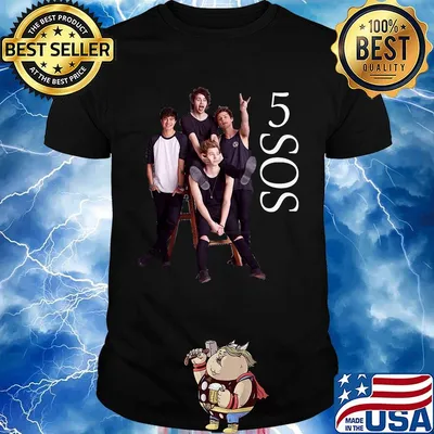 5 seconds of summer band shirt
