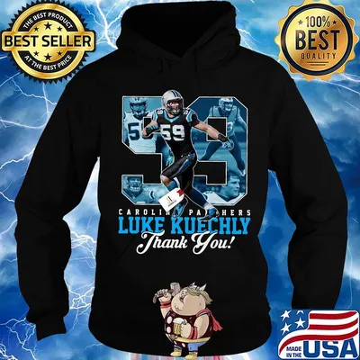 59 carolina panthers luke kuechly thank you s Hoodie