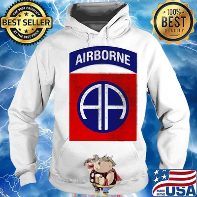 82nd AIRBORNE DIVISION Military Logo Shirt Hoodie