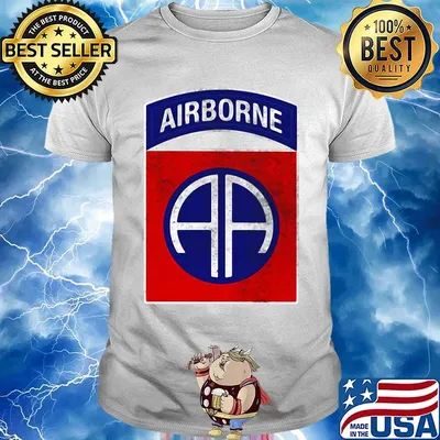 82nd AIRBORNE DIVISION Military Logo Shirt