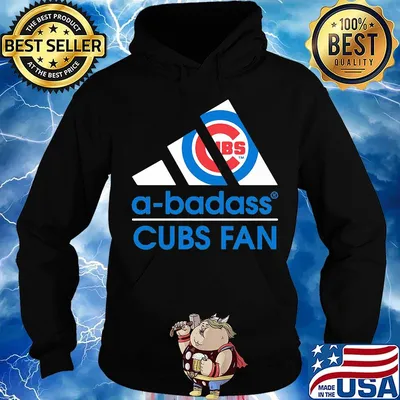 A-badass chicago cubs fan logo s Hoodie