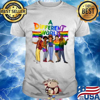 A different world flag LGBT shirt