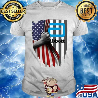 Abbott logo american flag independence day shirt