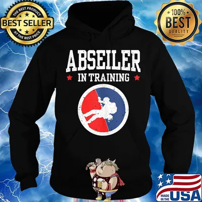 Abseiler in training stars s Hoodie