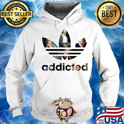 Addicted neil young adidas logo s Hoodie