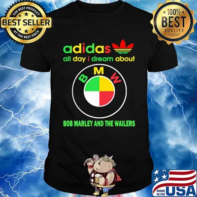Adidas all day i dream about bob marley and the wailers shirt