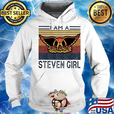 Aerosmith i am a steven girl vintage retro s Hoodie