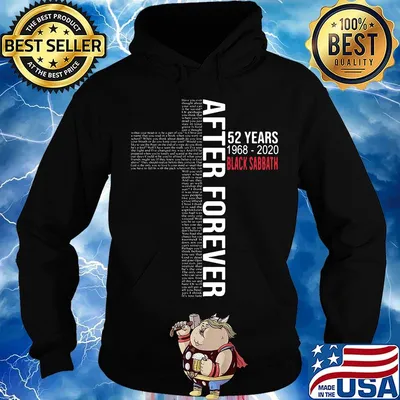 After forever 52 years 1968 2020 black sabbath s Hoodie