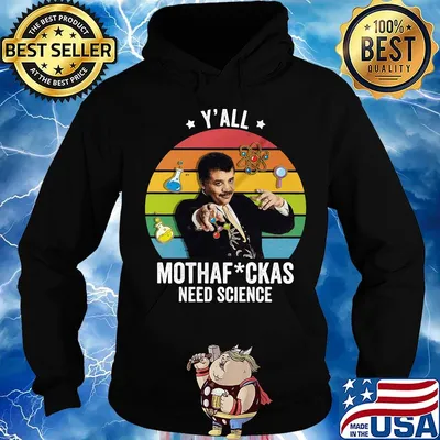 Albert einstein y'all mothefuckas need science vintage retro s Hoodie