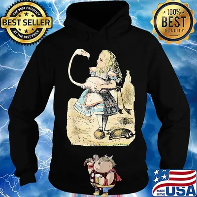 Alice in wonderland and goose vintage s Hoodie