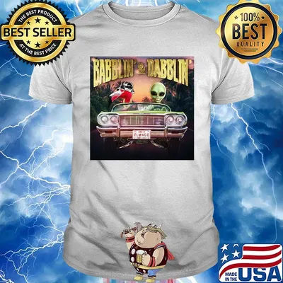Alien and parrot babblin and dabblin shirt