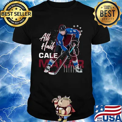 All hail cale makar colorado 8 hockey player shirt