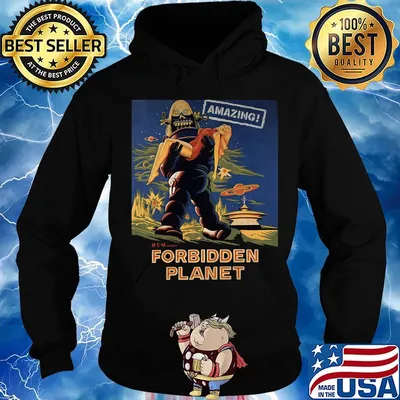 Amazing forbidden planet cartoon s Hoodie