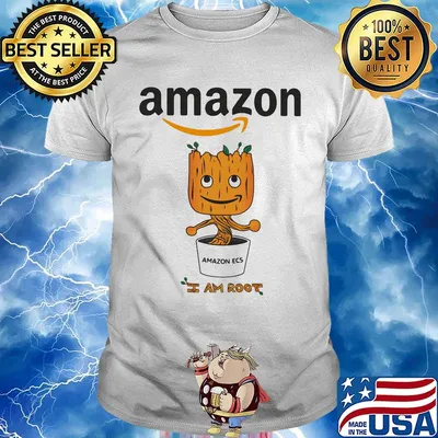 Amazon ecs i am baby groot shirt