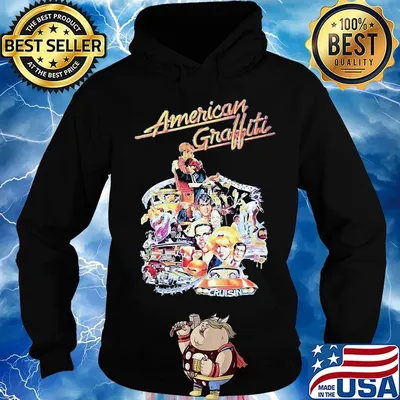 American graffiti cruising characters signatures s Hoodie