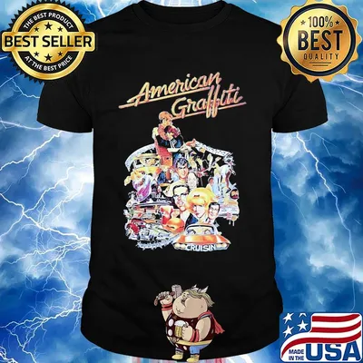 American graffiti cruising characters signatures shirt