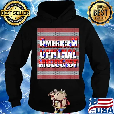 American ophthalmologist wall happy independence day s Hoodie