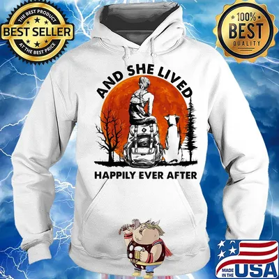 And she lived happily ever after moon blood s Hoodie