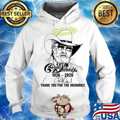 Angel charlie daniels 1936 2020 thank you for the memories signature s Hoodie