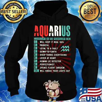 Aquarius January 20 to february 18 s Hoodie