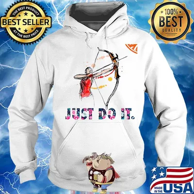 Archer just do it flowers s Hoodie