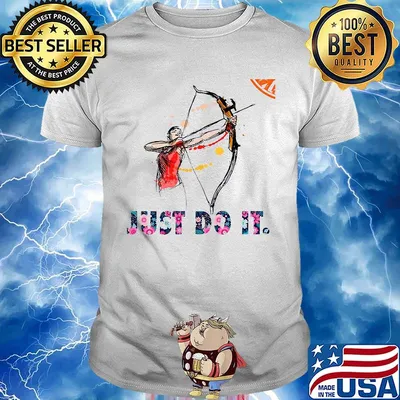 Archer just do it flowers shirt
