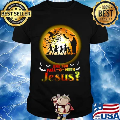 Are you fall halloween Jesus moon shirt