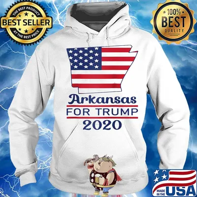 Arkansas for donald trump 2020 flag s Hoodie