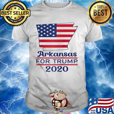 Arkansas for donald trump 2020 flag shirt