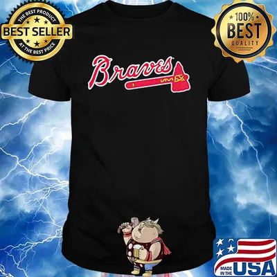 Atlanta braves logo black shirt
