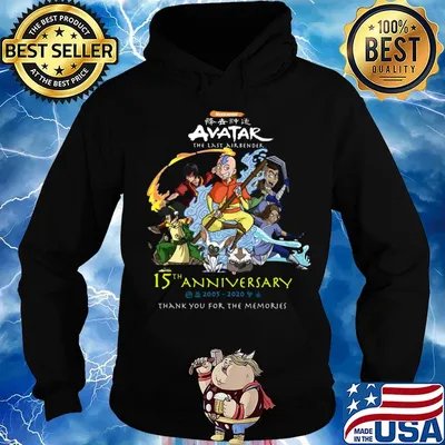 Avatar the last airbender 15th anniversary 2005-2020 thank you for the memories s Hoodie