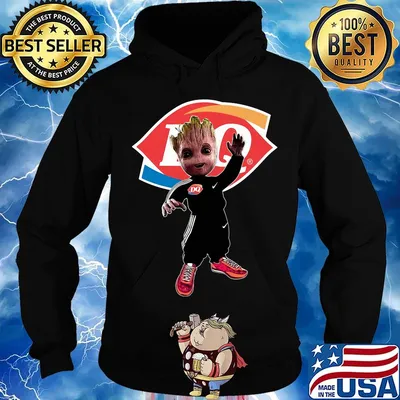 Baby groot dairy queen logo s Hoodie