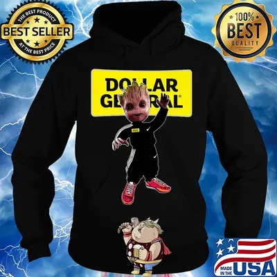 Baby groot dollar general logo s Hoodie