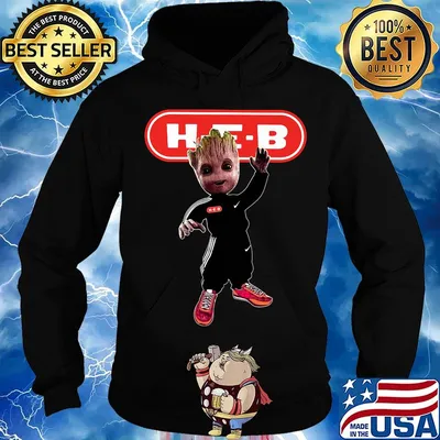 Baby groot heb logo s Hoodie