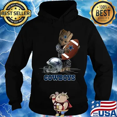 Baby groot hug dallas cowboys football s Hoodie