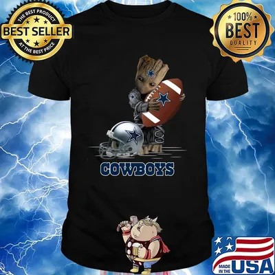 Baby groot hug dallas cowboys football shirt