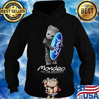 Baby groot hug ford logo mondeo feel the difference s Hoodie