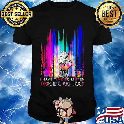 Baby groot hug heart i have time to listen your life matter shirt