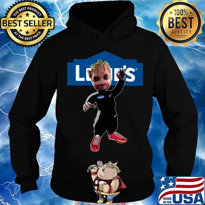 Baby groot lowe's logo s Hoodie