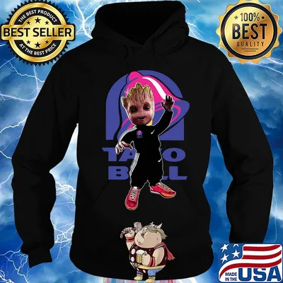 Baby groot taco bell logo s Hoodie